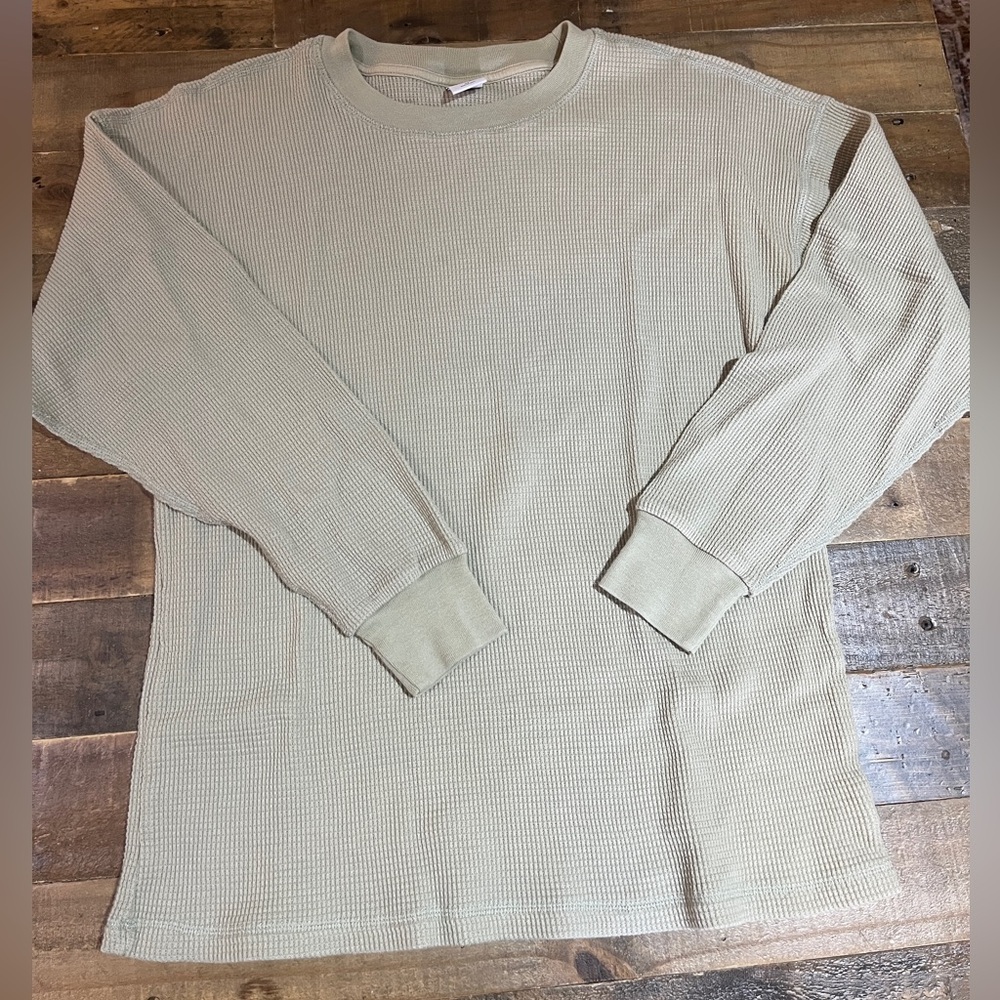 TNA oversized green thermal